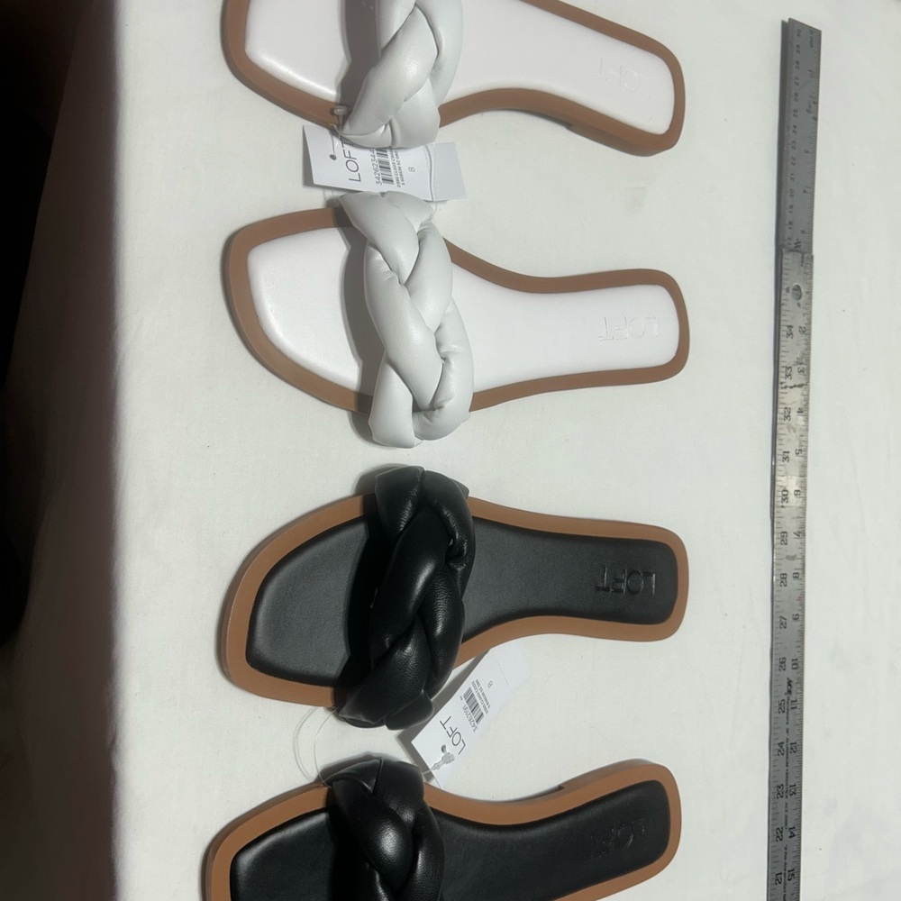 LOFT Sandals Lot Two Pairs Size 8